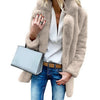 2019 Women Faux Fur Coats Winter Solid Fashion Open Point Outwear Female Luxury Long Sleeve Warm Thick Fluffy Jacket Coat